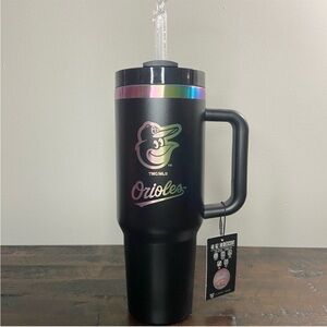 Baltimore Orioles 40oz. Iridescent Black Colossal Tumbler NEW The Memory Company